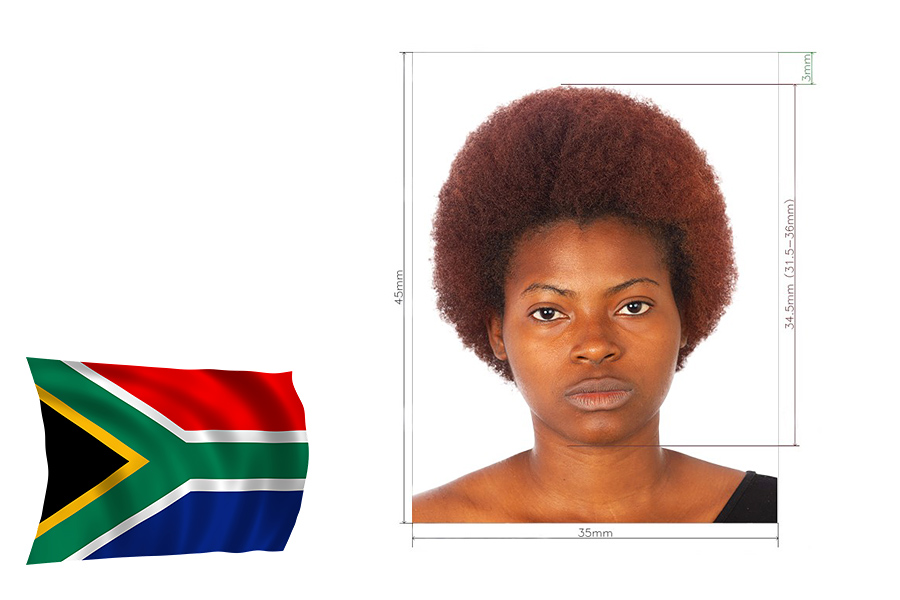 African Passport Photo 1610